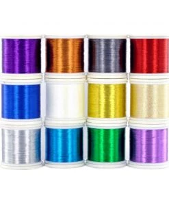 12-Spool ProWrap Metallic Thread Assortment Kit Supplies