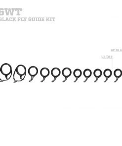 CRB LZR Single Foot Fly Rod Guide Set Kits Components