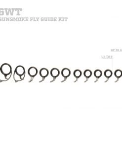 CRB LZR Single Foot Fly Rod Guide Set Kits Components