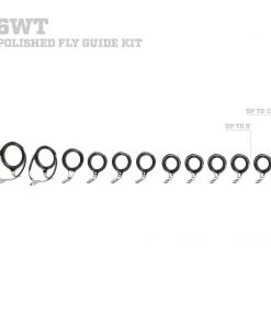 CRB LZR Single Foot Fly Rod Guide Set Kits Components