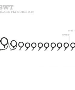 CRB LZR Single Foot Fly Rod Guide Set Kits Components