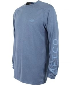 Gear AFTCO Men's Samurai 2 Heathered LS T-Shirt