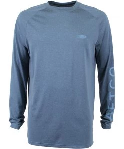 Gear AFTCO Men's Samurai 2 Heathered LS T-Shirt