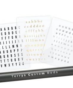 CRB Alphabet Rod Decals - Peel & Stick Letters