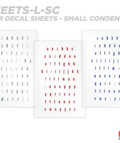 CRB Alphabet Rod Decals - Peel & Stick Letters