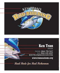 Mud Hole Gear Custom Business Cards: Chasing Tuna