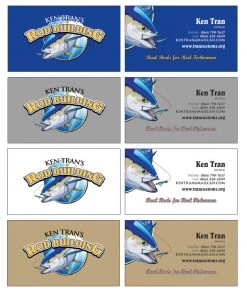 Mud Hole Gear Custom Business Cards: Chasing Tuna