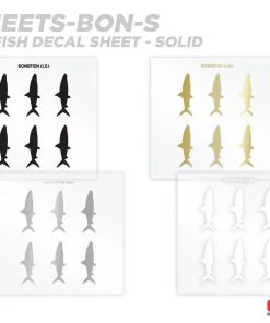 CRB Supplies Bonefish Silhouette Rod Decals - Peel & Stick