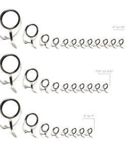 Components CRB Heavy Duty Spinning Rod Guide Kits 11 Components CRB Heavy Duty Spinning Rod Guide Kits