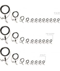 Components CRB Heavy Duty Spinning Rod Guide Kits 9 Components CRB Heavy Duty Spinning Rod Guide Kits