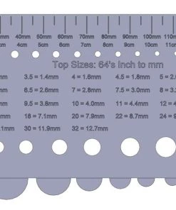 CRB Tip Top & Guide Sizing Gauge