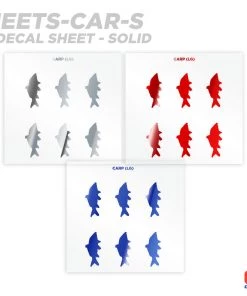 CRB Carp Silhouette Rod Decals - Peel & Stick