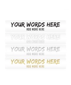 Mud Hole Customizable Designer Rod Decals - Brush