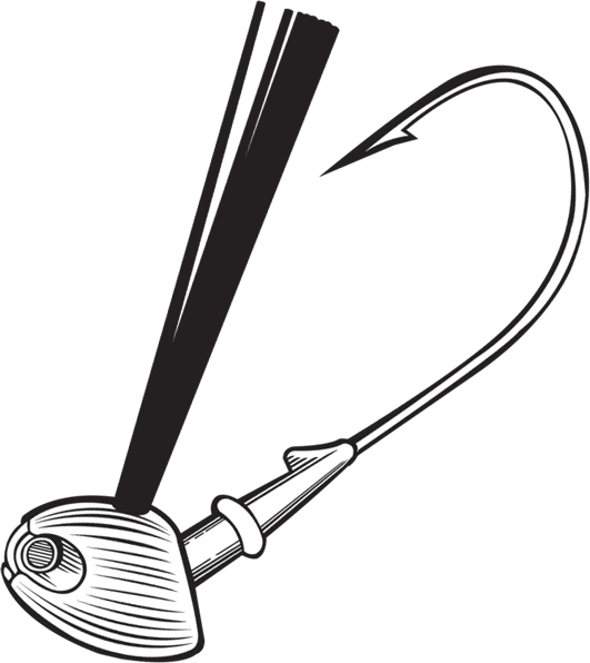 DO-IT BSH-3-SA Weedless Brush Jig Mold Gear 3 DO-IT BSH-3-SA Weedless Brush Jig Mold Gear