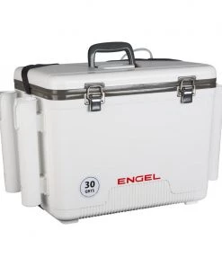 Engel USA Gear Engel 30QT Live Bait Dry Box/Cooler W/ Rod Holders