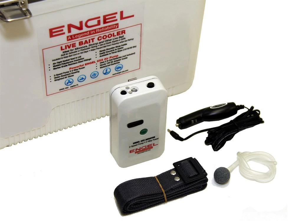 Engel USA Engel 13 Qt. Live Bait Cooler With Air Pump 4 Engel USA Engel 13 Qt. Live Bait Cooler With Air Pump