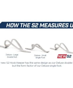 American Tackle Co. S2 Series Hook Keepers - Deluxe Double Foot Small Components