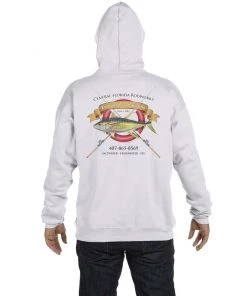 Mud Hole Custom Hoodie: Life Ring With Crossing Rods