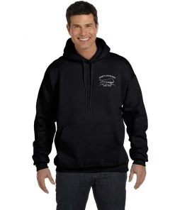 Mud Hole Gear Custom Hoodie: Vintage Distressed Fish And Rods
