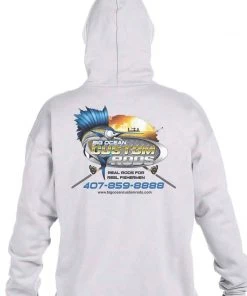 Mud Hole Custom Hoodie: Jumping Marlin Gear