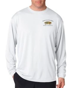 Mud Hole Gear Long-Sleeve Mesh Performance Tee: Bamboo Frame With Crossing Rods