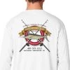 Mud Hole Gear Long-Sleeve Mesh Performance Tee: Life Ring With Crossing Rods
