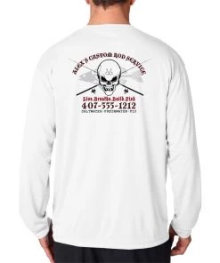 Mud Hole Long-Sleeve Mesh Performance Tee: Skull With Crossing Rods 10 Mud Hole Long-Sleeve Mesh Performance Tee: Skull With Crossing Rods