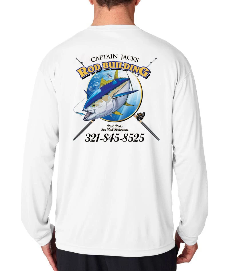 Mud Hole Long-Sleeve Mesh Performance Tee: Chasing Tuna 6 Mud Hole Long-Sleeve Mesh Performance Tee: Chasing Tuna