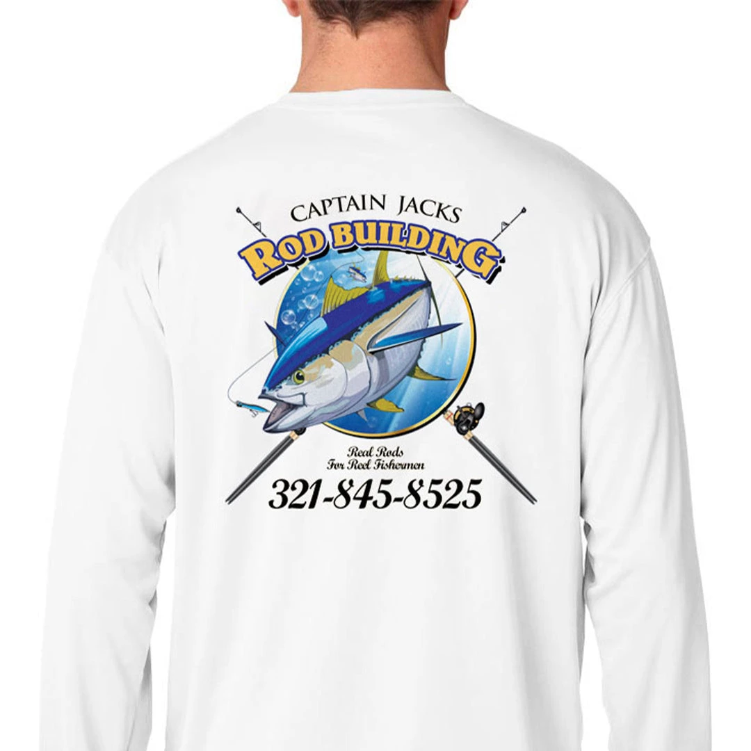 Mud Hole Long-Sleeve Mesh Performance Tee: Chasing Tuna 3 Mud Hole Long-Sleeve Mesh Performance Tee: Chasing Tuna