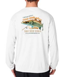 Mud Hole Custom Long-Sleeve Mesh Performance Tee: Emerging Snook