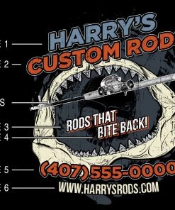 Mud Hole Gear Custom Long-Sleeve Mesh Performance Tee: Shark Jaws