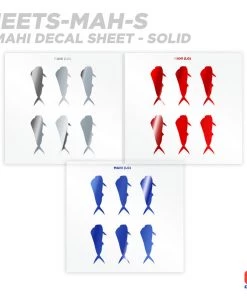 CRB Mahi Mahi Silhouette Rod Decals - Peel & Stick Supplies