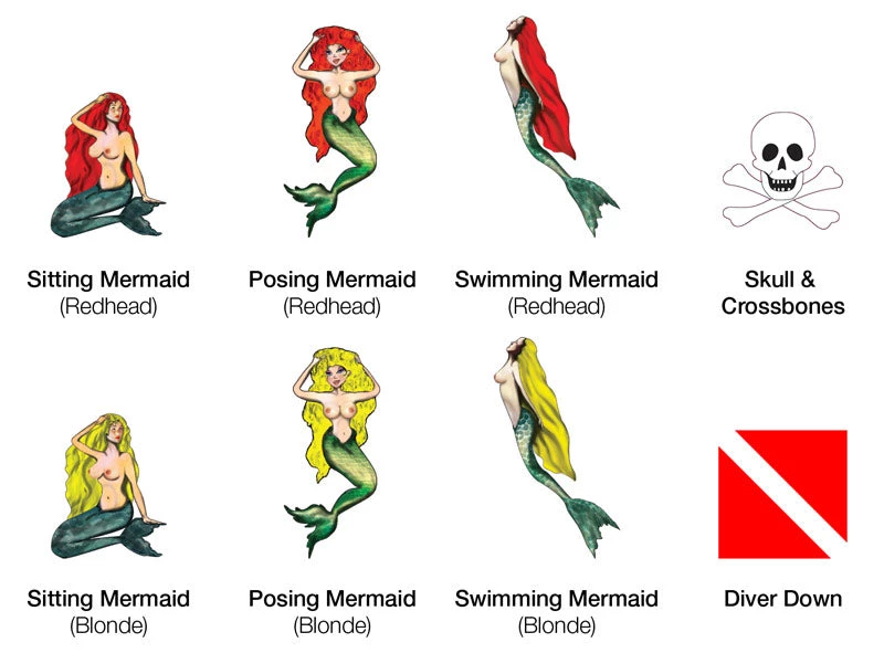 CRB Nautical Rod Decals 3 CRB Nautical Rod Decals