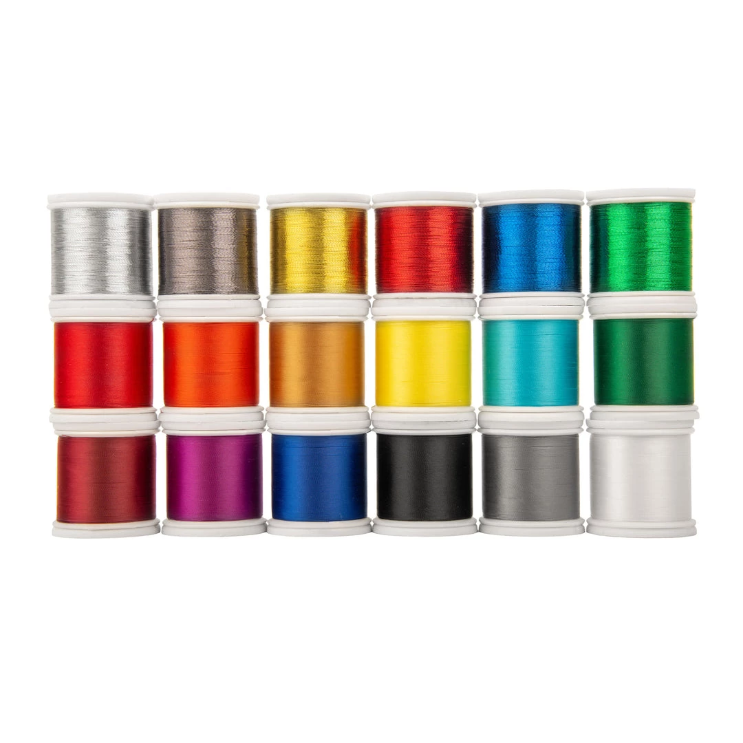 Supplies ProWrap 18-Spool Thread Assortment With Storage Box 6 Supplies ProWrap 18-Spool Thread Assortment With Storage Box