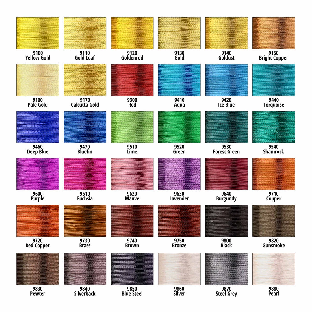 Supplies ProWrap Metallic Rod Winding Thread - Size D (100 Yds) 4 Supplies ProWrap Metallic Rod Winding Thread - Size D (100 Yds)