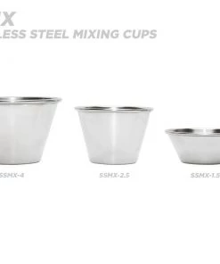CRB Stainless Steel Mixing Cups - SSMX Supplies