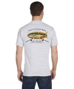 Mud Hole Gear Custom T-Shirt: Bamboo Frame With Crossing Rods