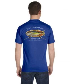 Mud Hole Gear Custom T-Shirt: Bamboo Frame With Crossing Rods