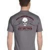 Mud Hole Custom T-Shirt: Skull With Crossing Rods Gear