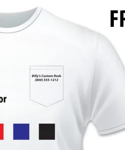 Mud Hole Gear Custom T-Shirt: Show 'Em Your Rod (Female Fly Angler)