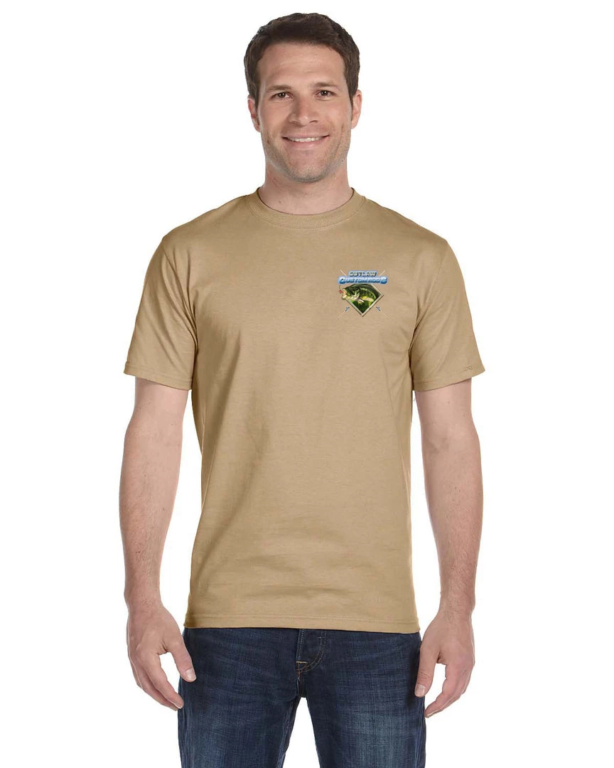 Mud Hole Custom T-Shirt: Largemouth Bass Chasing Lure 13 Mud Hole Custom T-Shirt: Largemouth Bass Chasing Lure