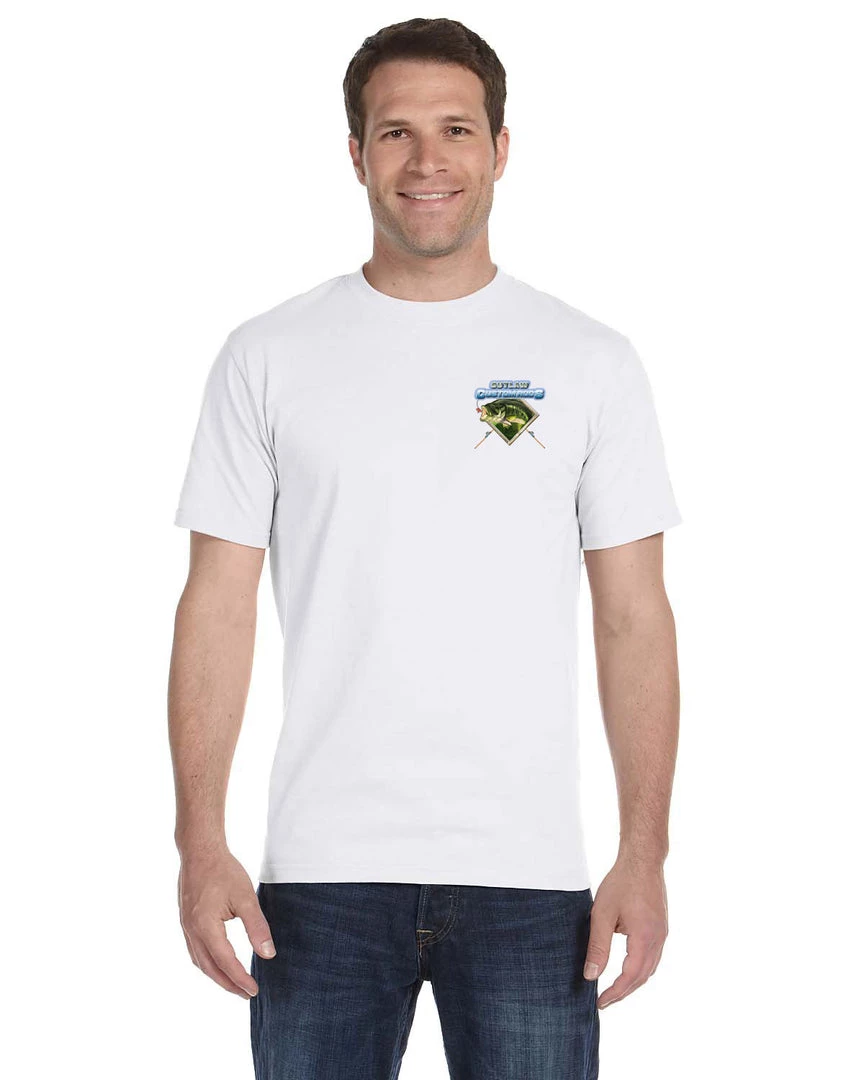 Mud Hole Custom T-Shirt: Largemouth Bass Chasing Lure 7 Mud Hole Custom T-Shirt: Largemouth Bass Chasing Lure