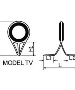 Pacific Bay Components Pac Bay Model TV Guides With Ceramic Rings 9 Pacific Bay Components Pac Bay Model TV Guides With Ceramic Rings