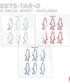 CRB Supplies Tarpon Silhouette Rod Decals - Peel & Stick