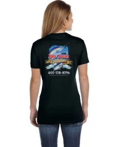 Mud Hole Women's Custom T-Shirt: Assorted Saltwater Gamefish