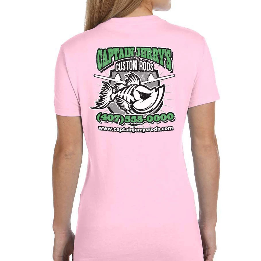Mud Hole Gear Women's Custom T-Shirt: Green Bones 3 Mud Hole Gear Women's Custom T-Shirt: Green Bones