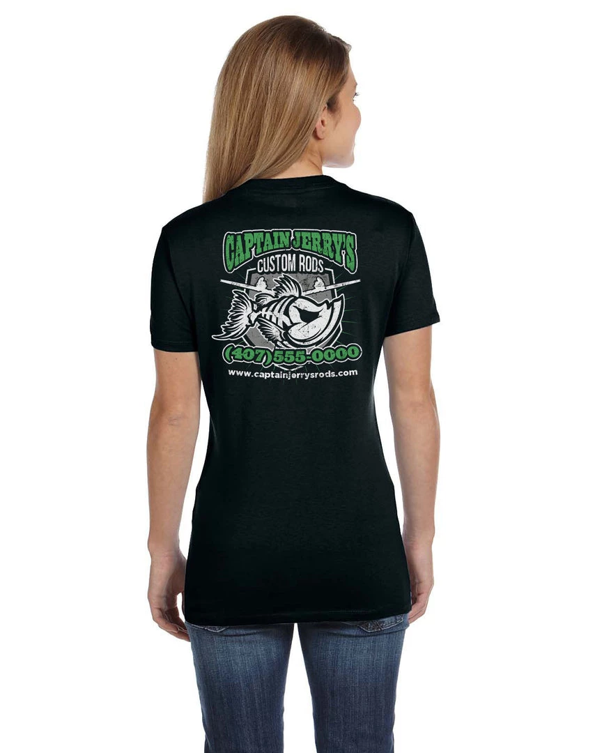 Mud Hole Gear Women's Custom T-Shirt: Green Bones 8 Mud Hole Gear Women's Custom T-Shirt: Green Bones