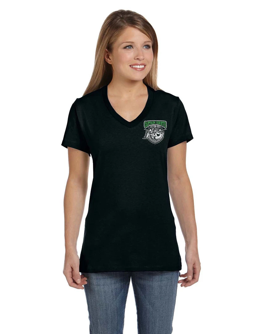 Mud Hole Gear Women's Custom T-Shirt: Green Bones 9 Mud Hole Gear Women's Custom T-Shirt: Green Bones