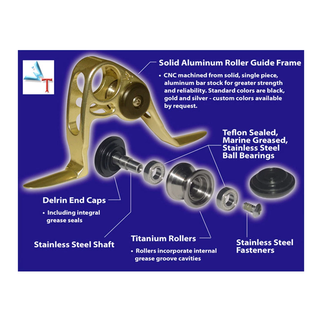 Winthrop Tackle Components 50# Excel Roller Guide Set By Winthrop Tools 5 Winthrop Tackle Components 50# Excel Roller Guide Set By Winthrop Tools