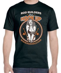 Mud Hole 'Rod Builders Hook Up' Pinup Girl Tee Gear